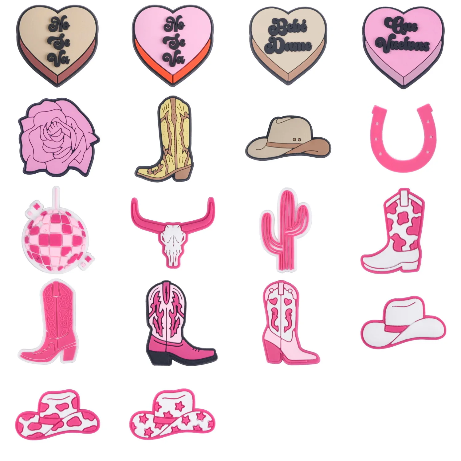 

Подвески для обуви Croc Cowgirl, украшения для обуви, аксессуары для подростков, детей, женщин, девочек, мальчиков