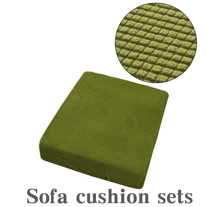 thumbnail image 1 of Funda de cojín elástica para sofá, protector de muebles, forro polar, licra, lavable, reversible, extraíble, funda para sofá, 1 of 5