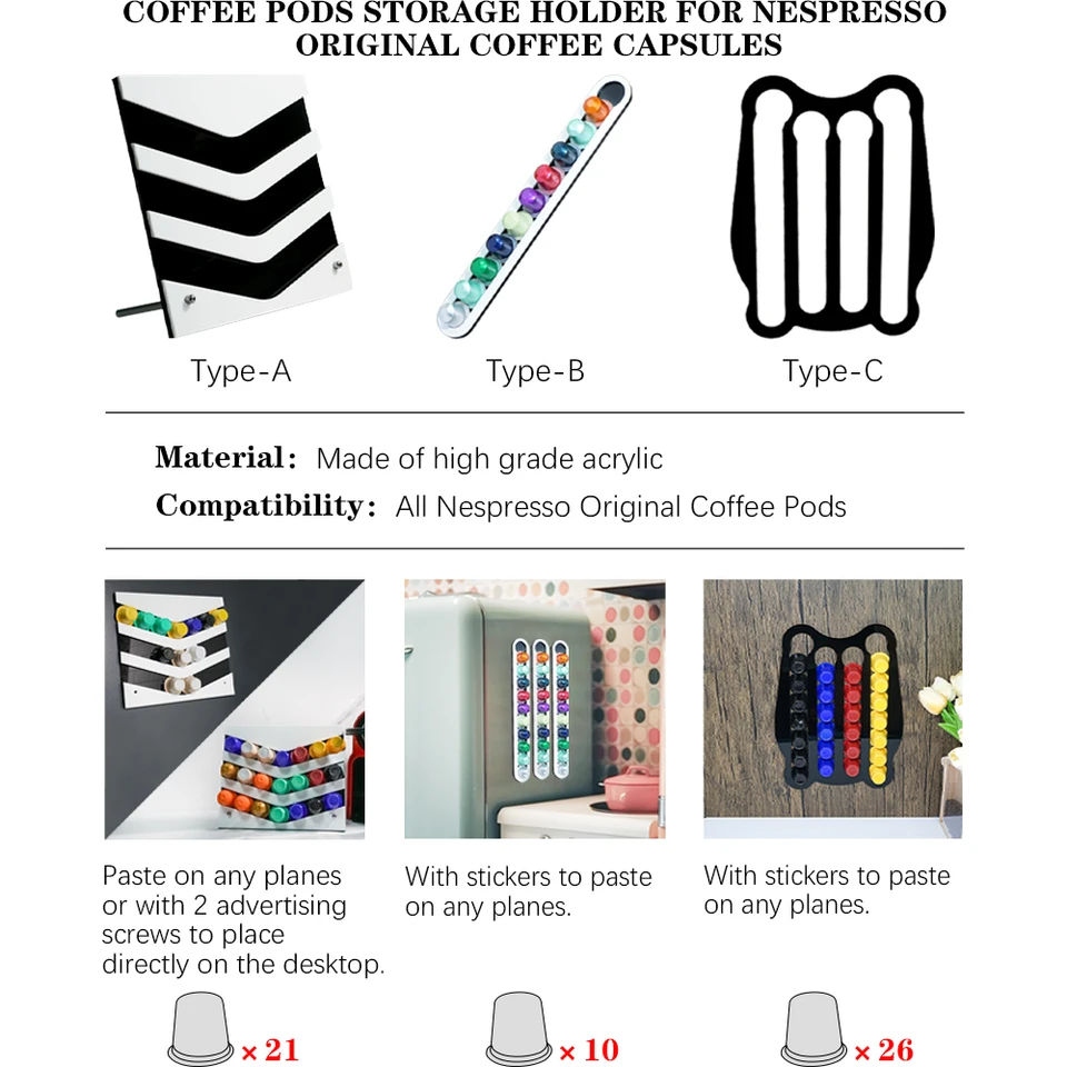 Porta Capsule di caffè a Forma di Cactus, Supporto per Cialde di caffè