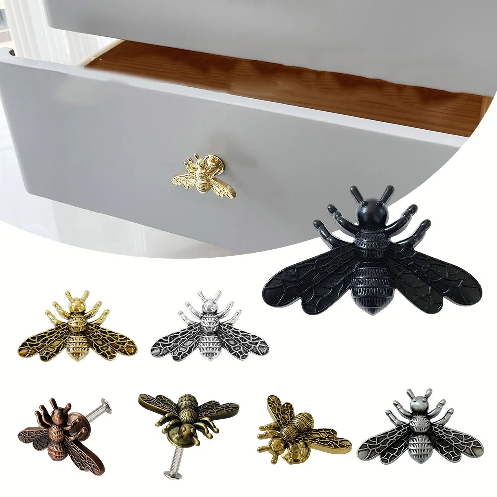 Description Picture 3 of itemWardrobe Knob Door Handle Bee Shape Closet Door Drawer Finger Edge Pull For Kitchen Cupboard Furniture Hardware Home Improvement