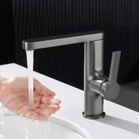 Brass high-quality basin hot and cold faucet, bathroom 360 ° rotating faucet 3