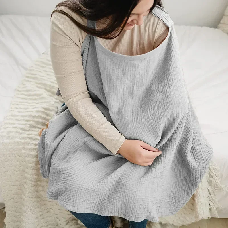 Breathable Breastfeeding Cover breastfeeding cover nursing towel Baby Feeding Nursing Covers Adjustable Nursing Apron Outdoor Privacy Cover Mother Cloth