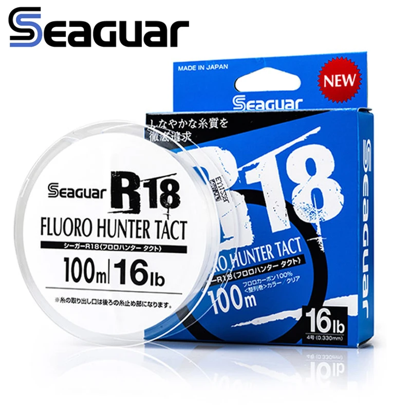 SEAGUAR 100M 100 Pure Fluorocarbon Fishing Line Making Japan Carbon