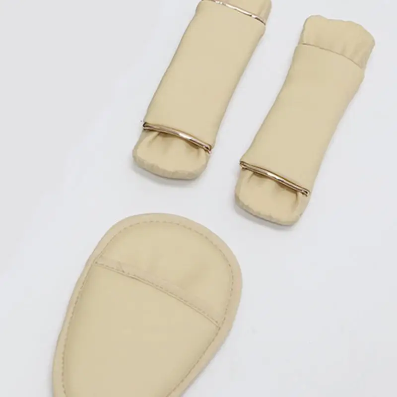 Kids Seat Belt Protector Set Safety Belt Leather Soft Seat Cover Cute Strap Pads With Crotch Pad Anti-Slip