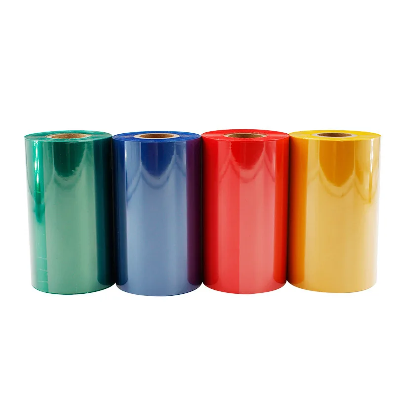 라벨 프린터 바코드 기계 70mm80mm90mm100mm110mm 구리판 인쇄 리본용 색상 혼합 기본 리본