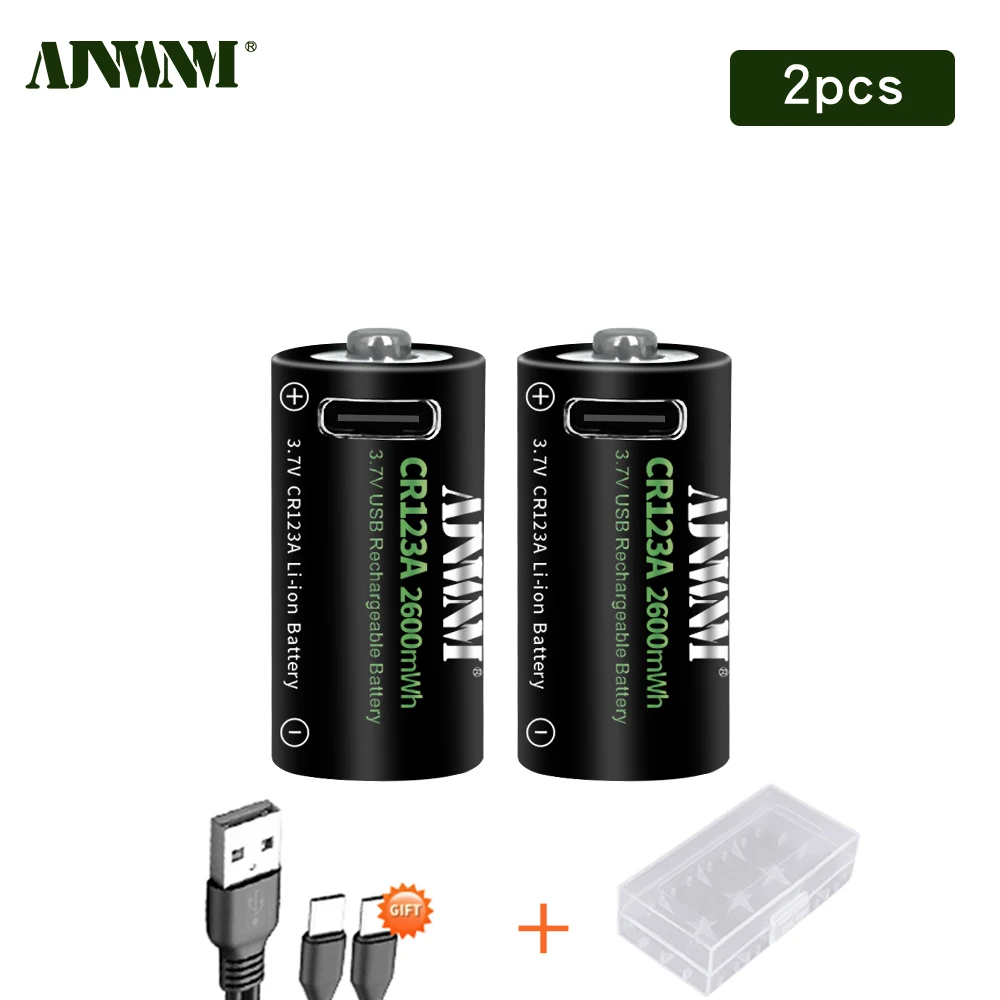 Comprar Batería CR123A 2250mWh 3,7 V baterías recargables de iones