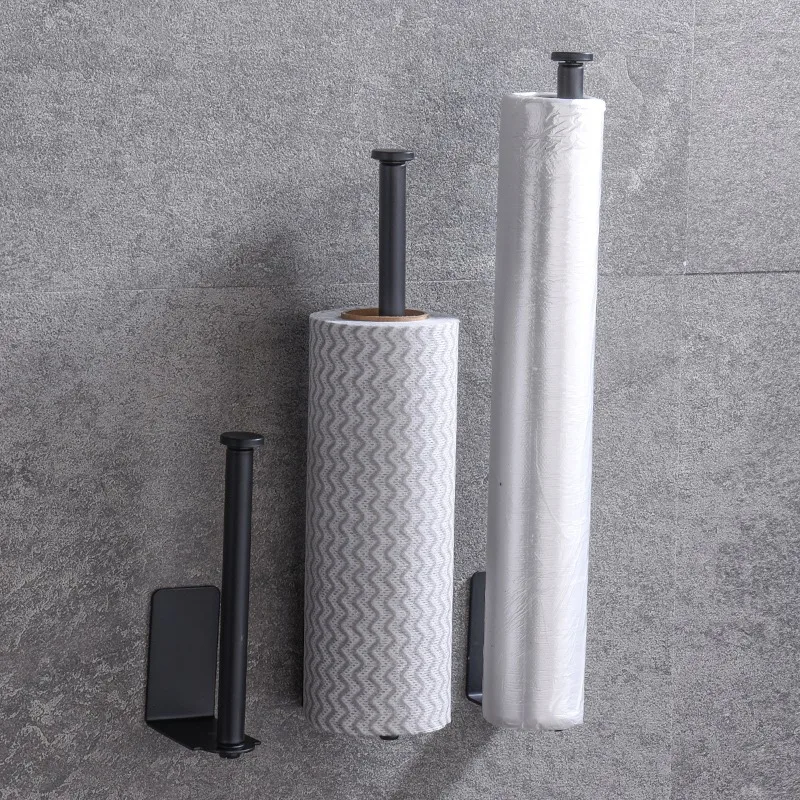 1-3pcs Kitchen Toilet Paper Holder Tissue Holder Hanging Bathroom Toilet Paper Holders Roll Paper Holder Towel Rack Storage Rack 2