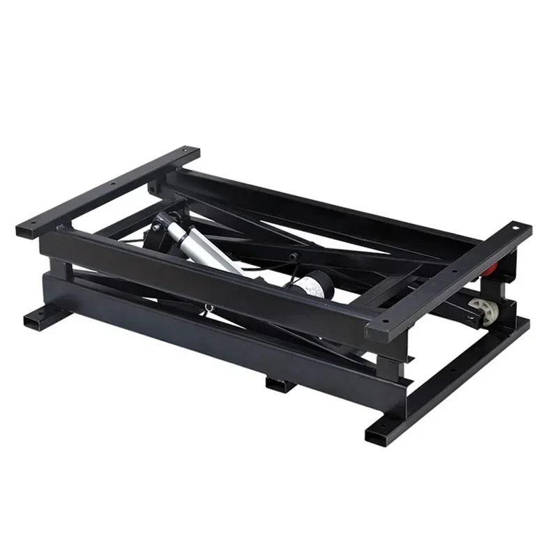 Table Lifting 80kg Electric Wired Remote Control Coffee Table Dining 24V Lifting Hardware Folding Iron Frame