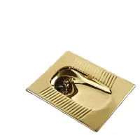 *Gold Toilet Flushing Cistern Set Ceramic Toilet Anti-Blocking Deodorant Concealed Squat Toilet Potty Chair 1