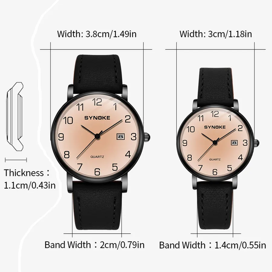 SYNOKE Fényűzés nézni számára férfiak bőrből szíj Vízhatlan esőköpény Apaállat Toronyóra wristwatches Kvarc nézni ajándékok férfiak watches relogios masculino