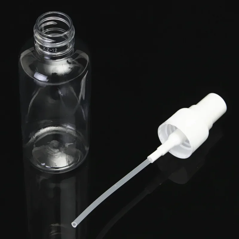 10pcs 60ml Clear Plastic Perfume Spray Bottle Refillable Travel