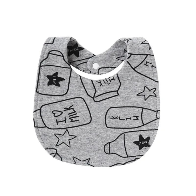 Tiny Tide Cartoon Cotton Bib Set/4 6