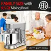 Stand Mixer, 9.5 Qt. 660W 10-Speed Electric Kitchen Mixer with Dishwasher-Safe Dough Hooks, Flat Beaters, Wire Whip & Pouring Sh 5