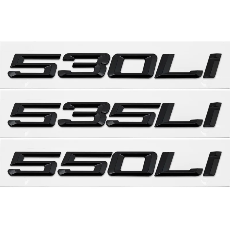 

Значок для BMW 5 серии 530Li 535Li 550Li G30 E60 E34 E39 Стайлинг автомобиля задняя самодельная наклейка 3M Автомобильная эмблема Внешнее украшение