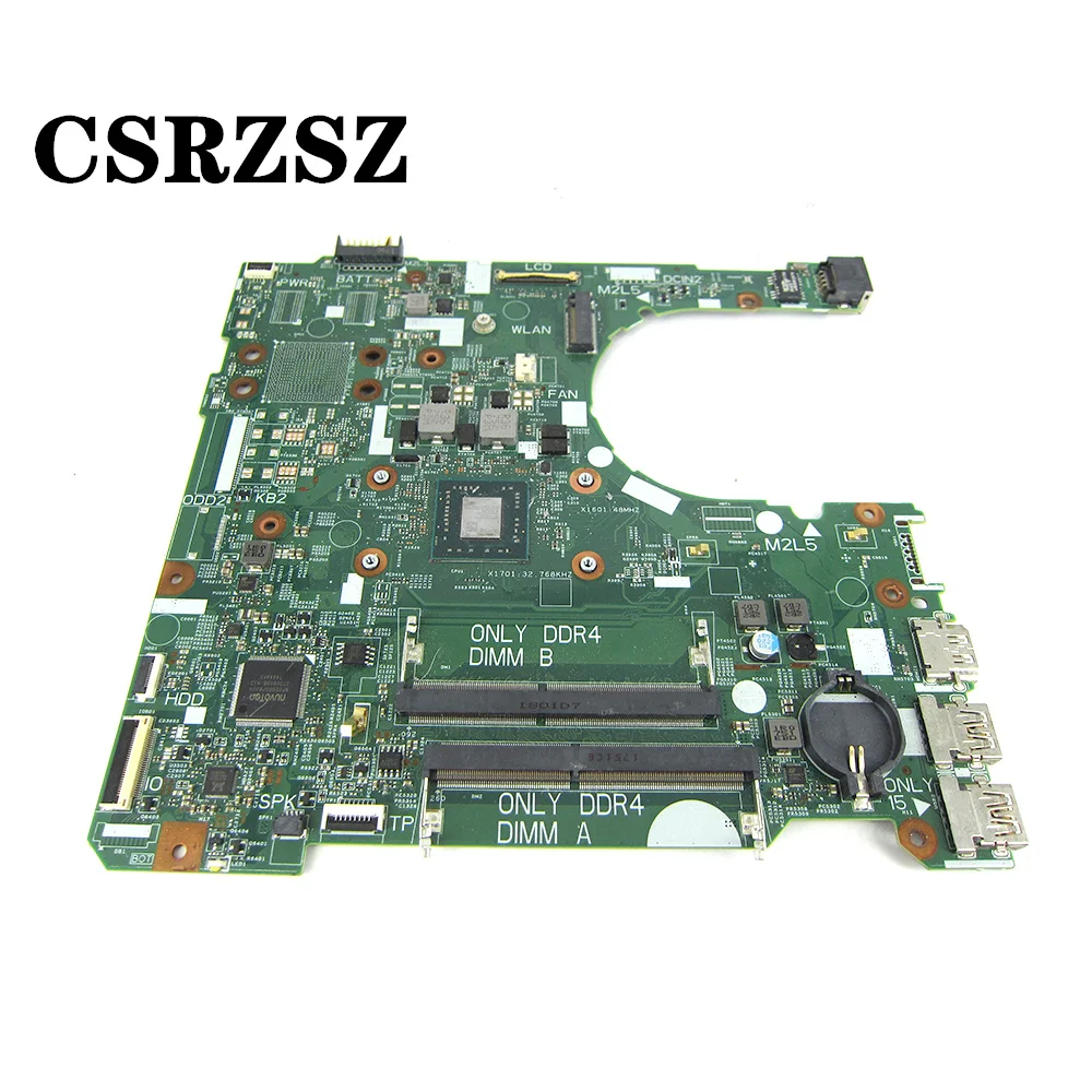

CSRZSZ For Dell inspiron 3465 3565 Laptop motherboard CN-0NV2JC 0NV2JC NV2JC W/ A6-9200 CPU 16808-1 DDR4 100% Tested