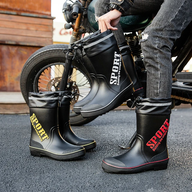 Botas de motocicleta para hombre, transpirables, con amortiguación para  ciclismo, botas protectoras para deportes al aire libre, zapatos de  motocross