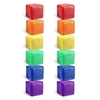 12PCS DIY Educational Game Dice Learning Dice Set With 6 Sides Clear Pocket Photo Pocket 1
