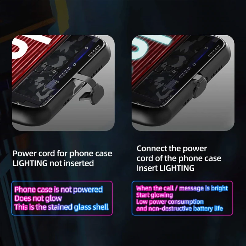 LED Light Flash Up Phone Case for Samsung S22 Luminous Cover for Samsung S21 S20 Plus Note 20 Ultra A12 A32 A72 A71 A51 A21S