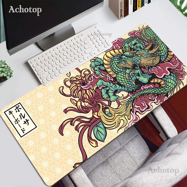 rundvlees riem huid Chinese Draak Mousepad Computer Xxl Muis Pads Toetsenbord Mode Muis Mat  Kantoor Tapijt Tafel Mat Desktop Grote Gamer Muismat - AliExpress Computer  & Kantoor