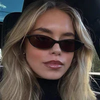 Lunettes de soleil marron léopard pour femmes, monture petite, style rétro ovale, de marque tendance 3
