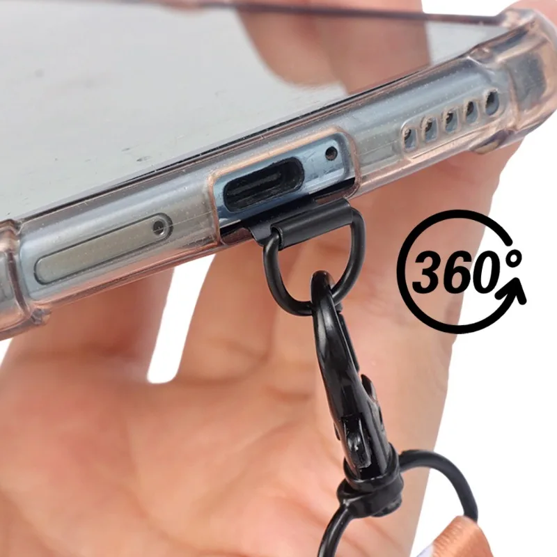 4/1PCS Phone Tether Patch Metal Phone Tether Tabs Cell Phone Lanyard Patch Replacement Without Adhesive for Most Cell Phones