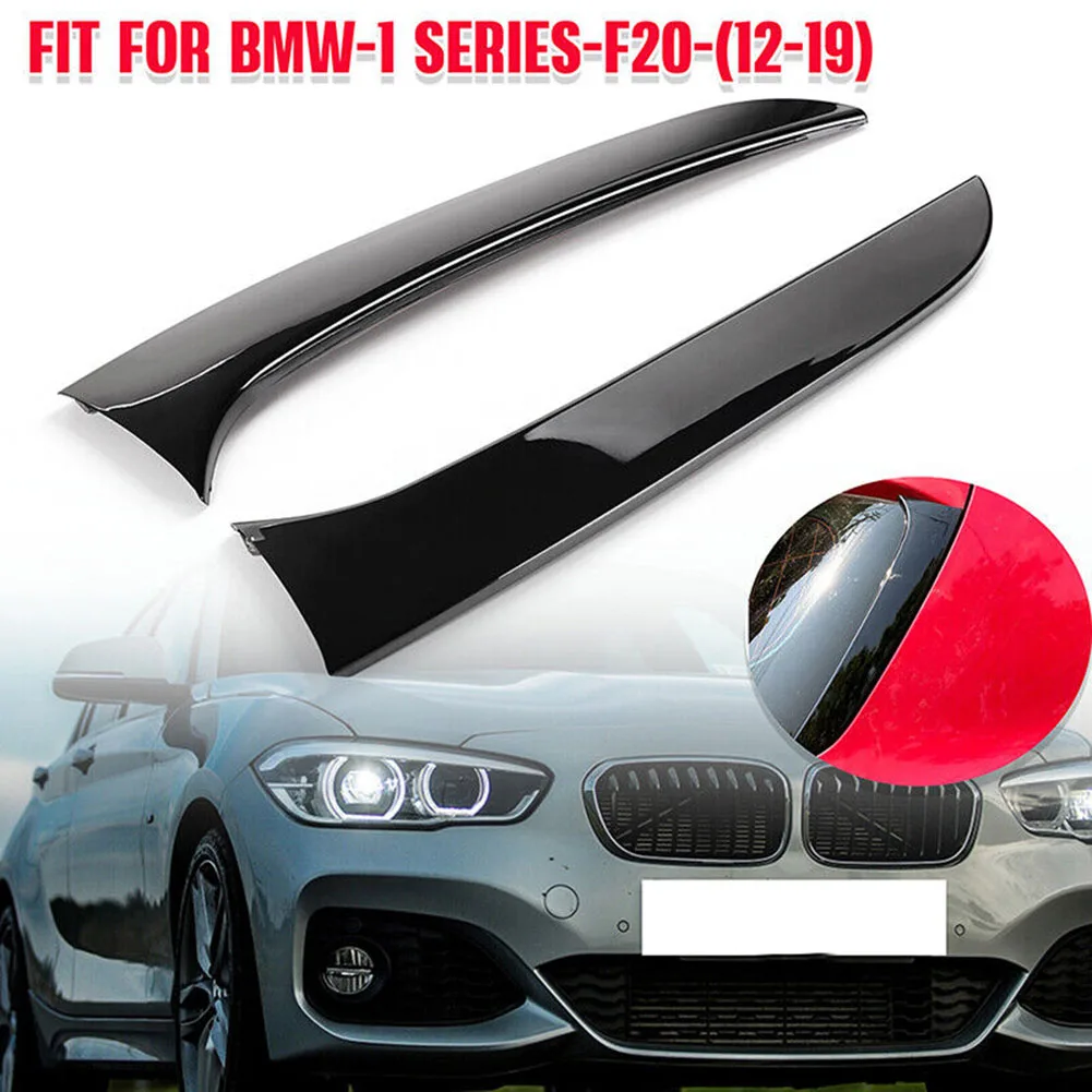 1X Car Rear Roof Door Glass Spoiler Scratch Protector Per Bmw Serie 1 F20 F21 Hatchback 2012-2019 Winglets Estensione Gonna Laterale