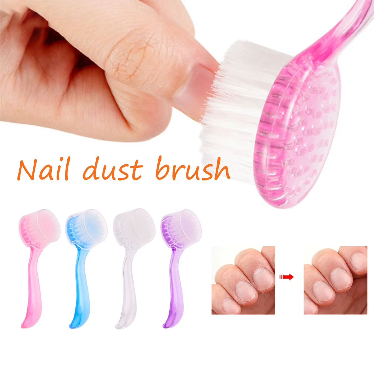 32pcs finger separator assisted extension nail mold fixing crystal clip finger dust cleaning brush nail art creation
