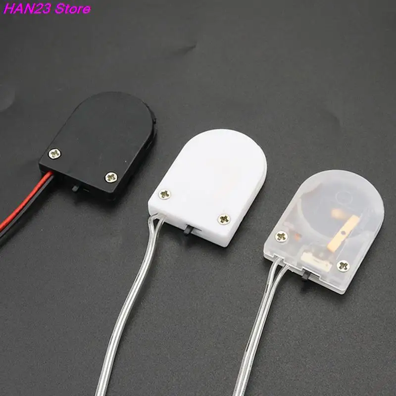 5PCS Single Slot CR2032 CR 2032 Button Coin Cell Battery Holder Case Cover With ON-OFF Switch leads Wire 3V Battery Box battery storage box battery case battery holder battery box