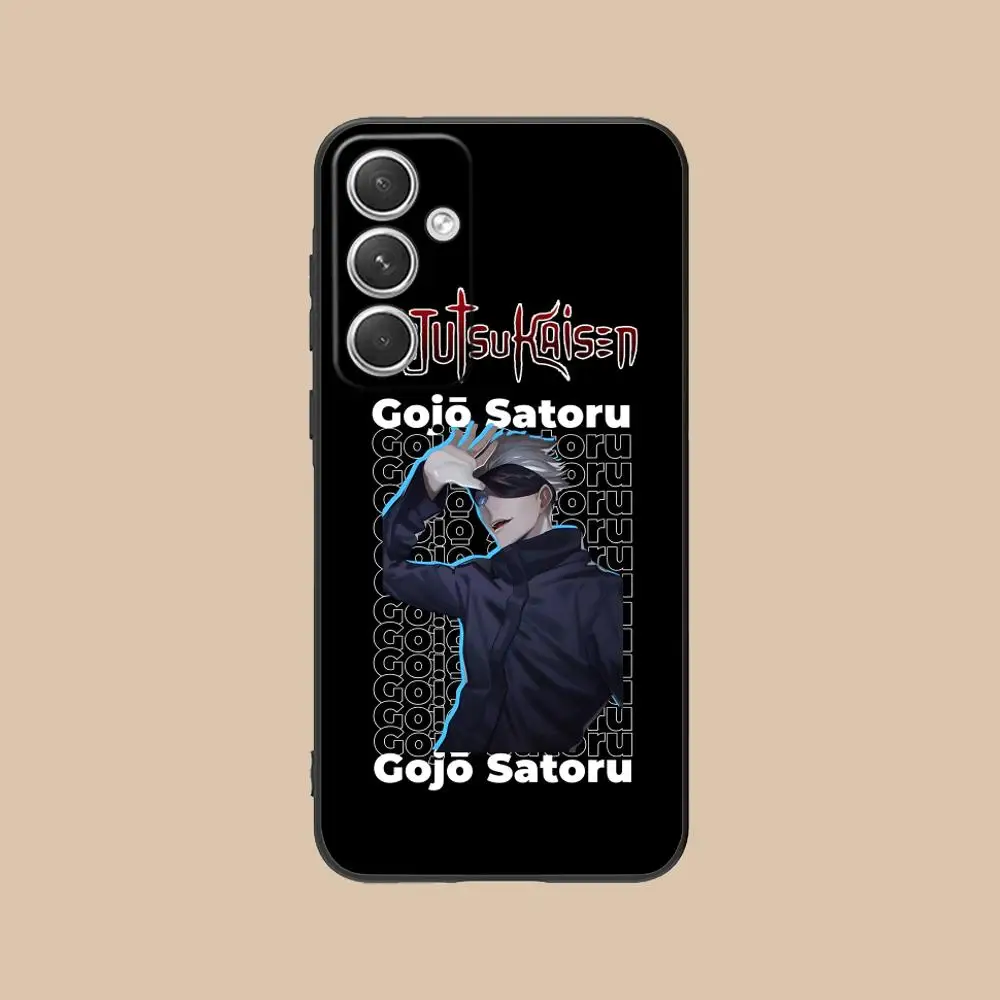 Luxury Black Jujutsu Kaisen Satoru Gojo Phone Case