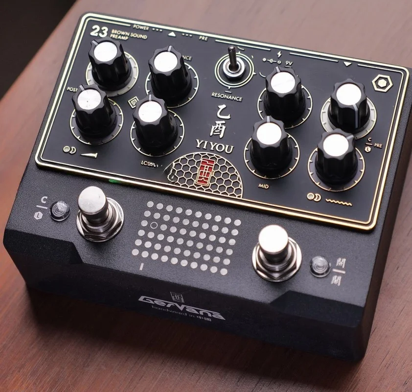 Handmade Metal High Gain Prp Gervana Effect Pedal for Guitar Vintage Look And Feel Cusizable Sound