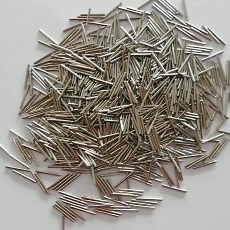 1kg Magnetic Stainless Steel Tumbling Media Pins 0.7mm X 5mm - Polishing Needles For Metal Parts Deburring & Finishing
