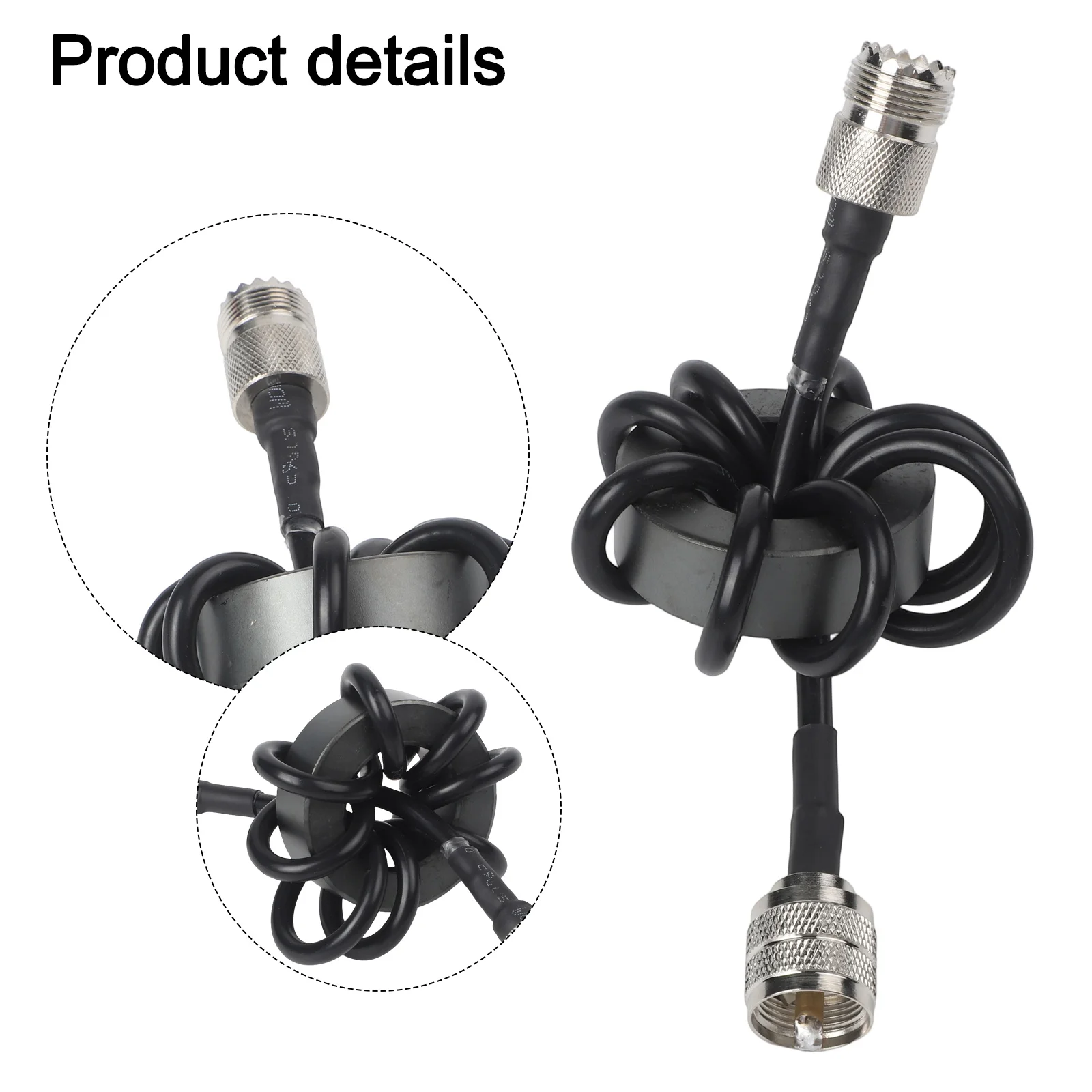 1pc 1,8-30 MHz Kurzwelle Choke Magnetische Ringe Für HF Kurzwelle Radio EM-25 EM-43o Anti-störungen Power Werkzeuge Zubehör – Detail 7