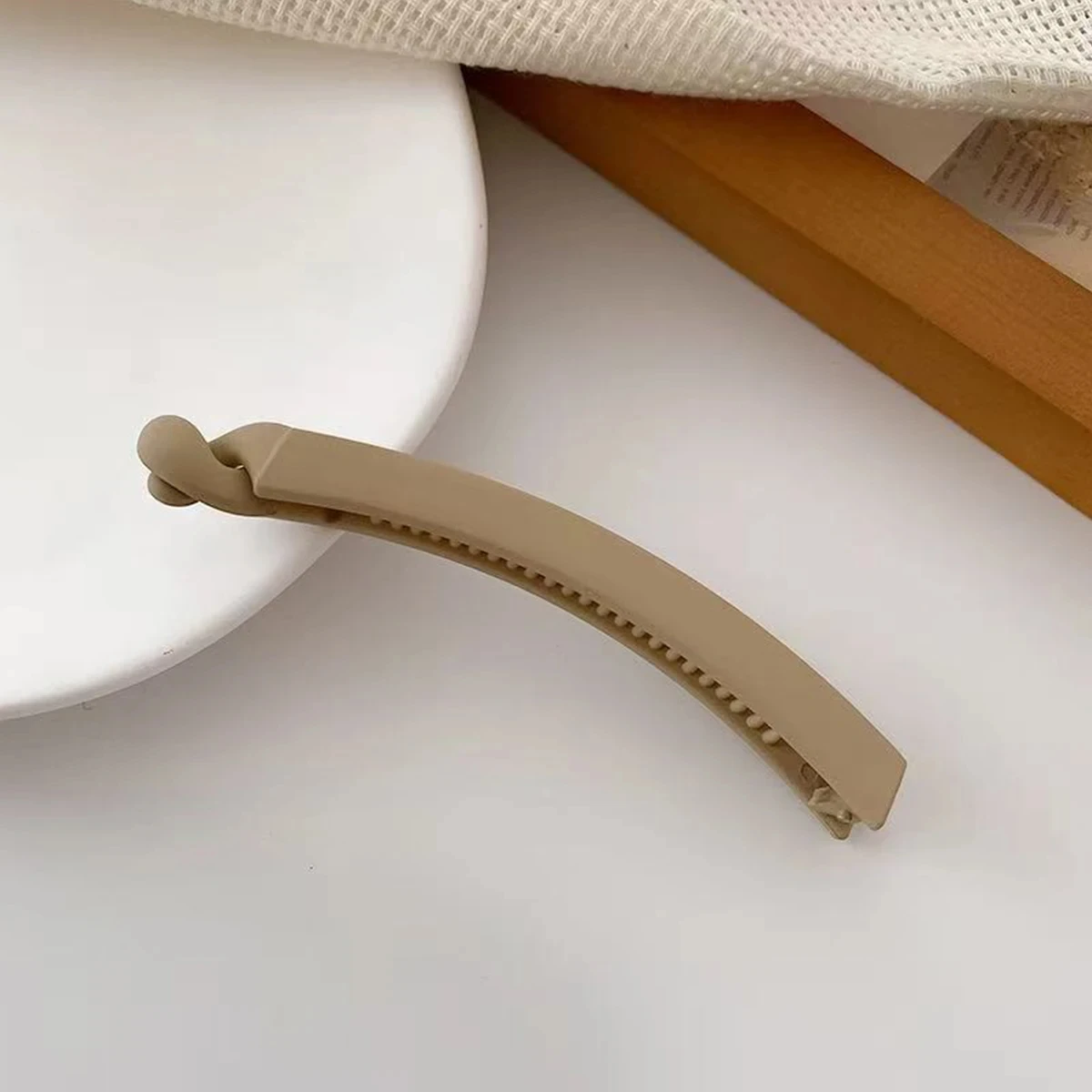 4/5 Stücke Neue Acryl Bananenklammern Elegante Frauen Auf der Rückseite des Kopfes Koreanische Pferdeschwanz Haarnadel Haarspangen Grils Haarschmuck – Detail 8