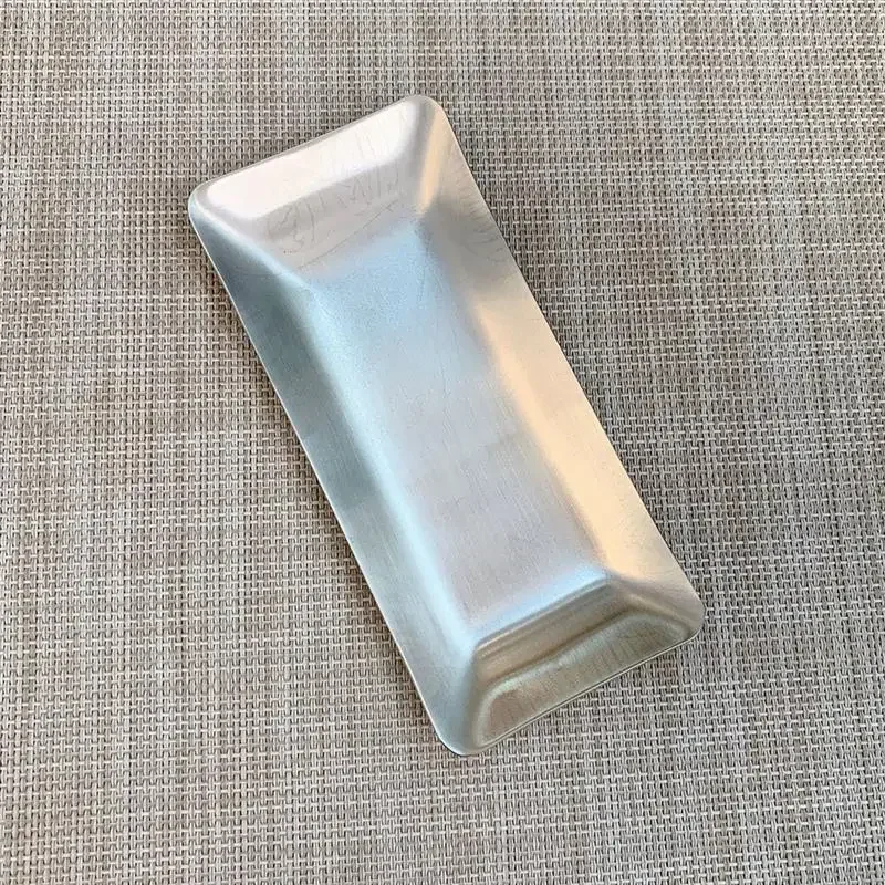 Jewelry Storage Tray Stainless Steel Towel Plate Salad Cosmetics Decorative Gold Dessert Fruit Dinner Dish