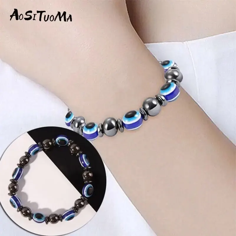 Magnetic Slimming Bracelet Magnetic Energy Black Gallstone Bracelet Health Care Insomnia to Improve Sleep More Dreams Sleep Anxiety Poor Quality