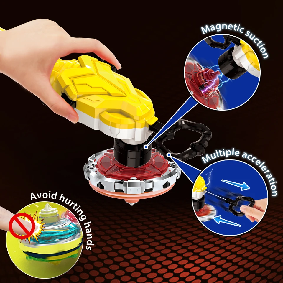 INFINITY NADO Kreisel Mit Magnet-Launcher - Metall Kampfkreisel Für Kinder