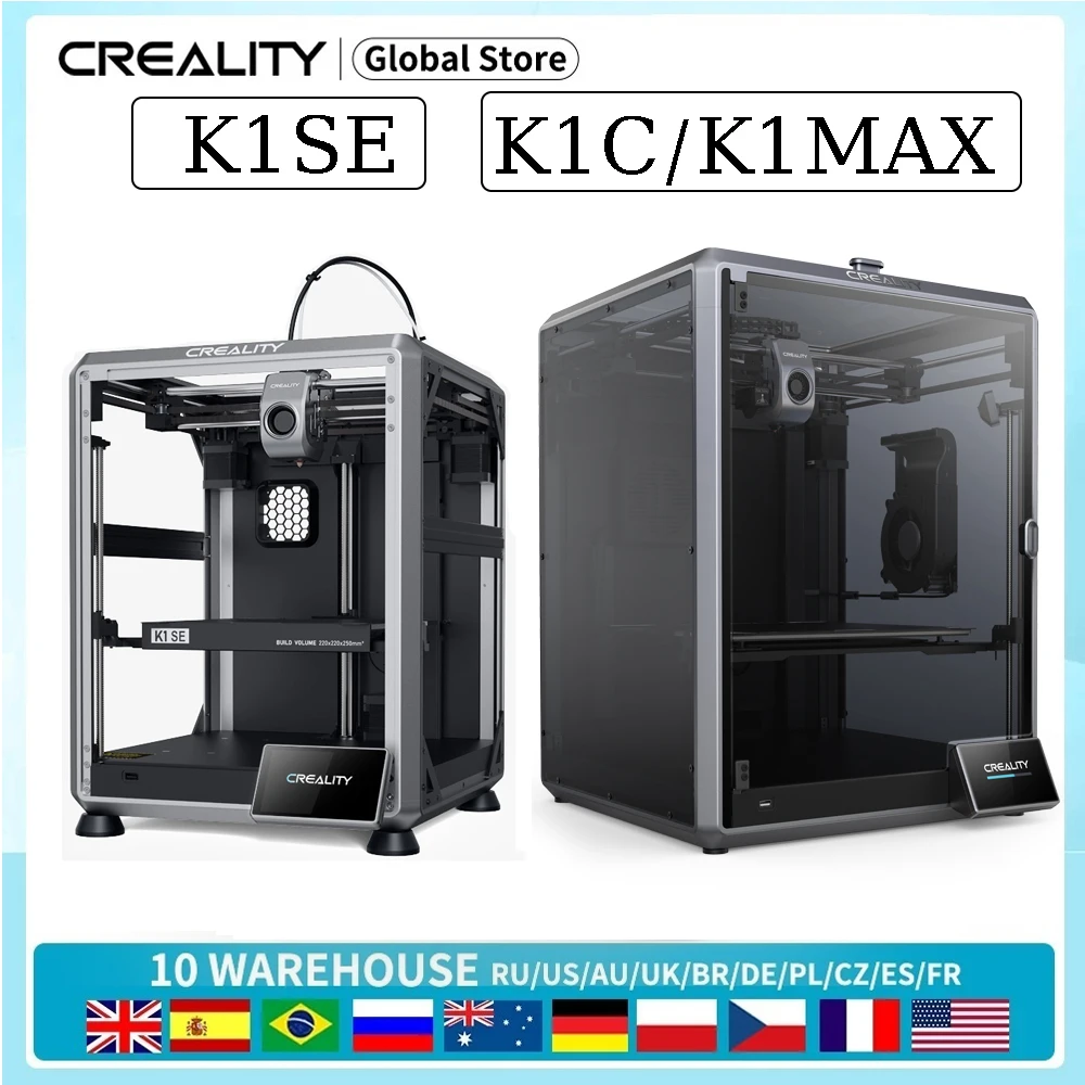 3D Printer CREALITY K1SE/K1C/ K1MAX 600mm/s High-Speed Printing