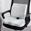 Bamboo Fiber Orthopedic Memory Foam Cushion for Sedentary Back Pain Relief Cushion Comfort Office Chair Car Seat Waist Pillow 3