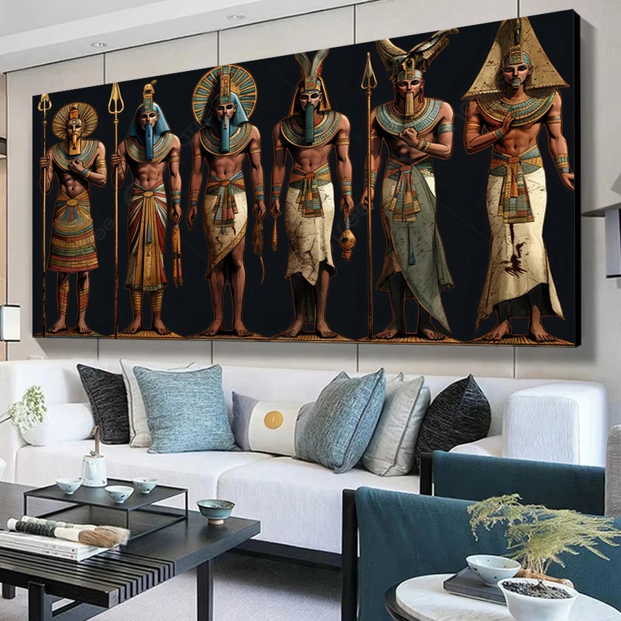 New Diamond Painting Large Size Rowing Character Diy Full Mosaic Embroidery Anubis Picture Queen Jewellery Cross Stitch Kits