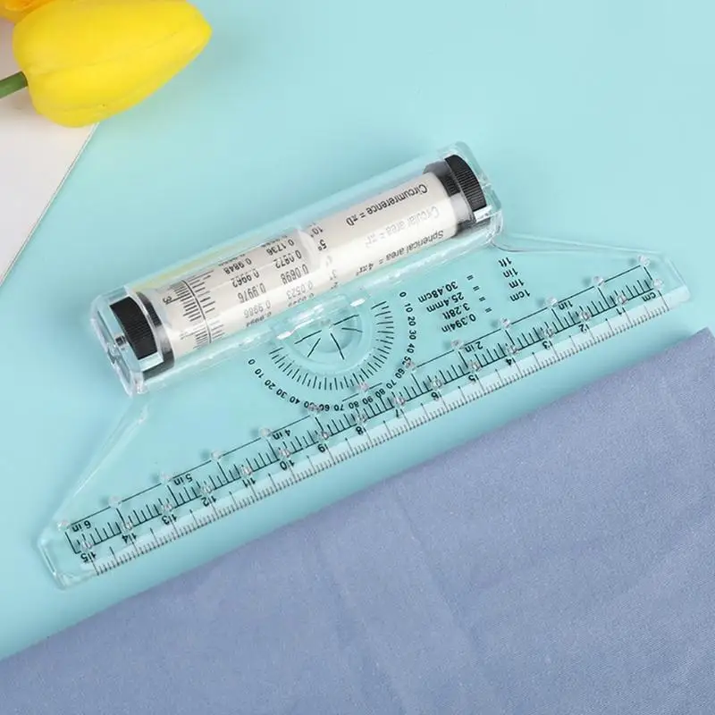 77JD Roll Ruler Parallel Rulers Balancing Scale Drawing Rolling Measurement Tools