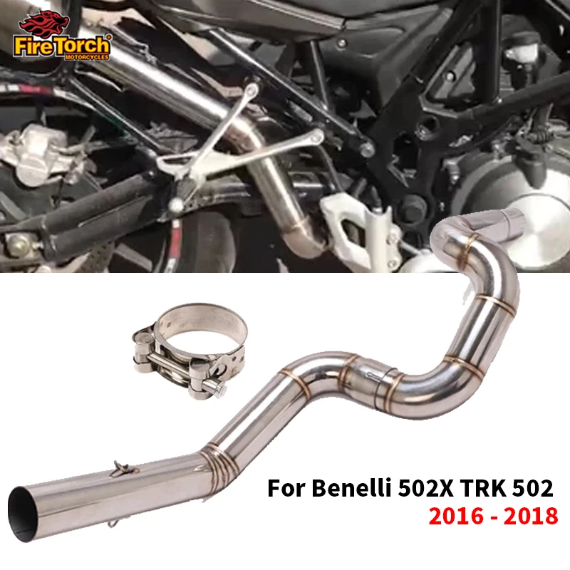 

Выхлопная труба Benelli 502X Trk502 Trk 502 2016 2017 2018 из нержавеющей стали, 51 мм