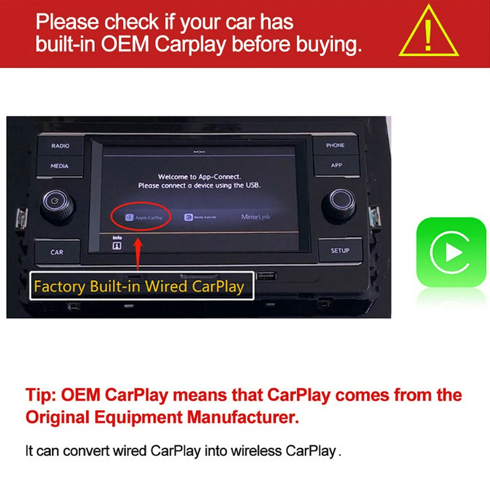 CarlinKit 4.0 Wireless Android Auto CarPlay Adapter Apple CarPlay Dongle Compatible With Wired CarPlay USB Plug And Play car video player android