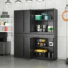 Metal Garage Storage Cabinet and Adjustable Shelves,Tool Storage Cabinet with Drawer-71"Steel Locking for Garage 6
