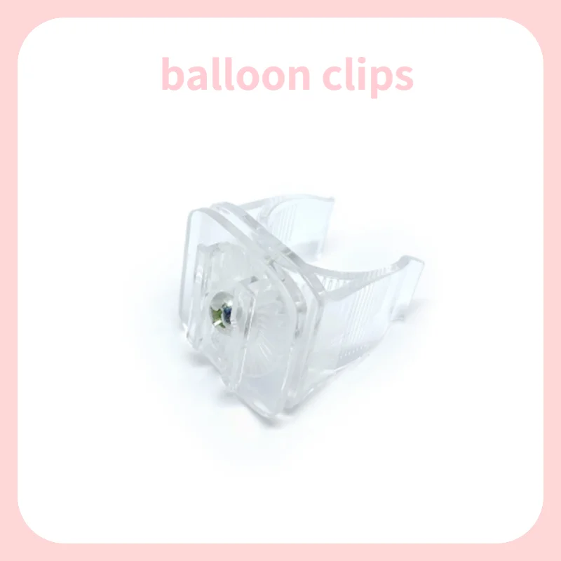 Wedding Decoration Clips 10pcs Background Stand Clip Balloon Garland Connection Decor Clip Transparent Convenient Durable Wedding Decoration Base Clips