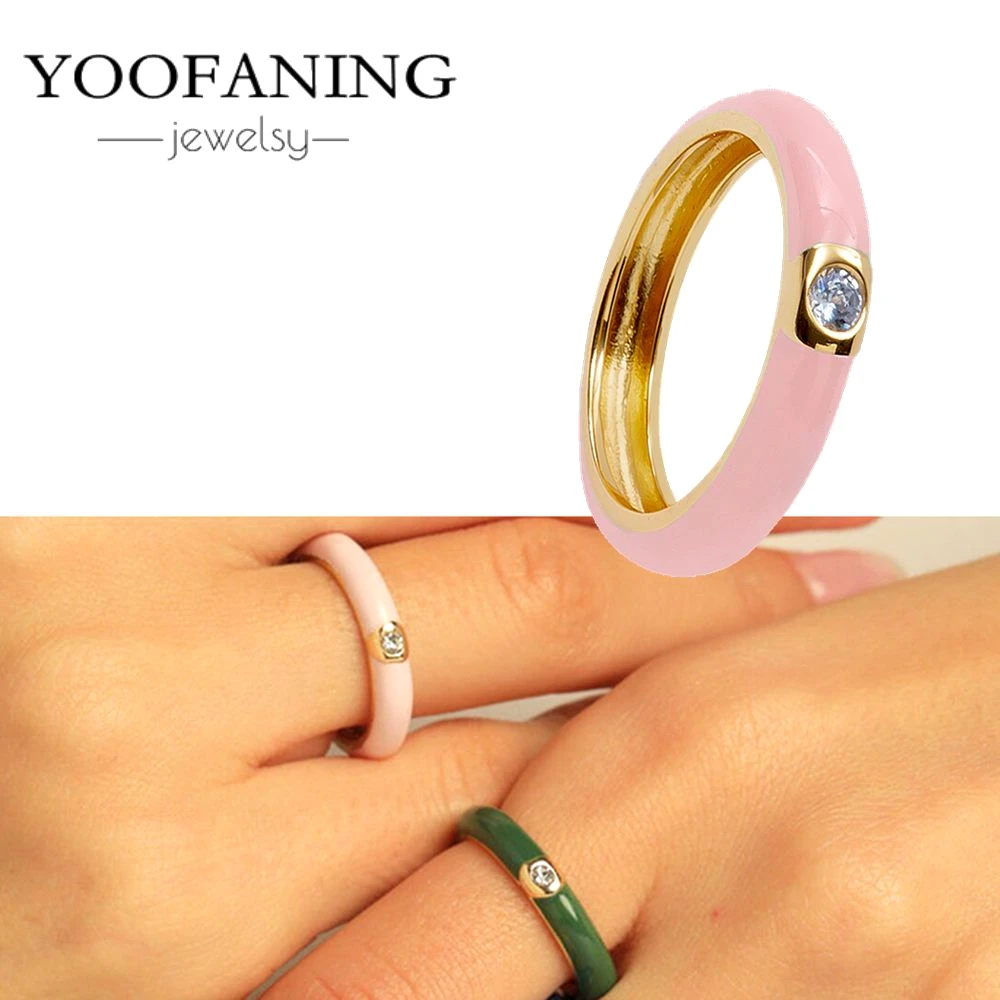 Exquisite 18K Gold-Plated Amethyst Ring for Luxurious Women's Fashion