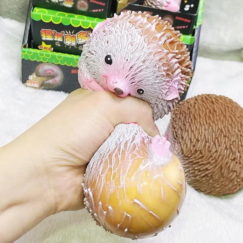 

Cartoon Hedgehog Decompression Toys Anti Stress Fidget Toy Squeeze Toys For Adult Kids Stress Reliever Fun Birthday Gifts Toys