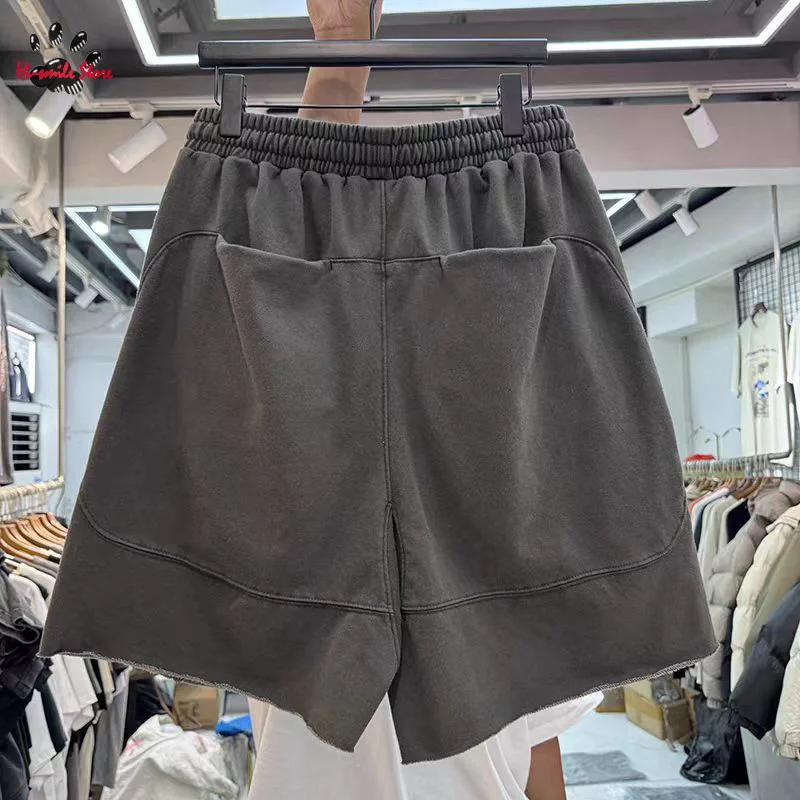 2024 Best Quality Joggers Breeches Grey Men Woman Streetwear Summer Casual Loose Shorts Unisex