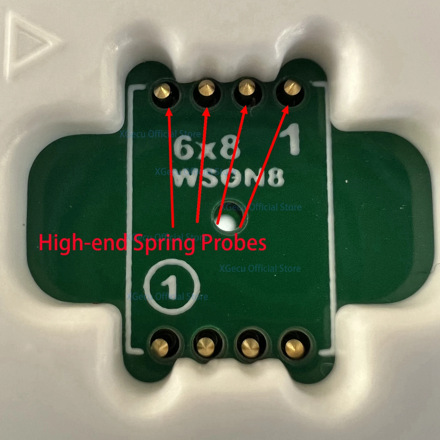 XGecu QFN8 WSON8 DFN8 5X6 or 6X8 IC Socket universal adapter for SPI NAND NOR Flash MLF8 MLP8 SON8 with High-end Spring Probe - 3