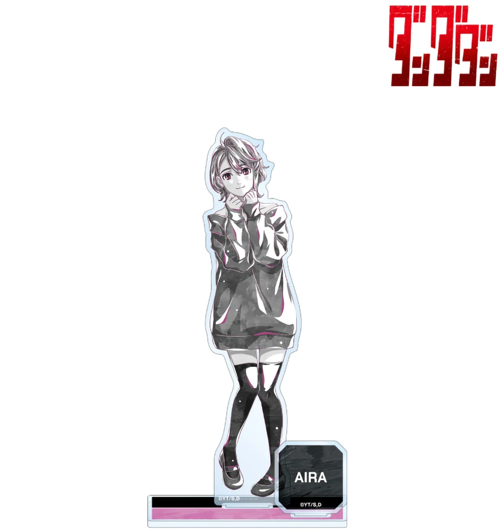 Acrylic Standee - Black & White Sketch Style Anime Character Desk Display Collectible Gift