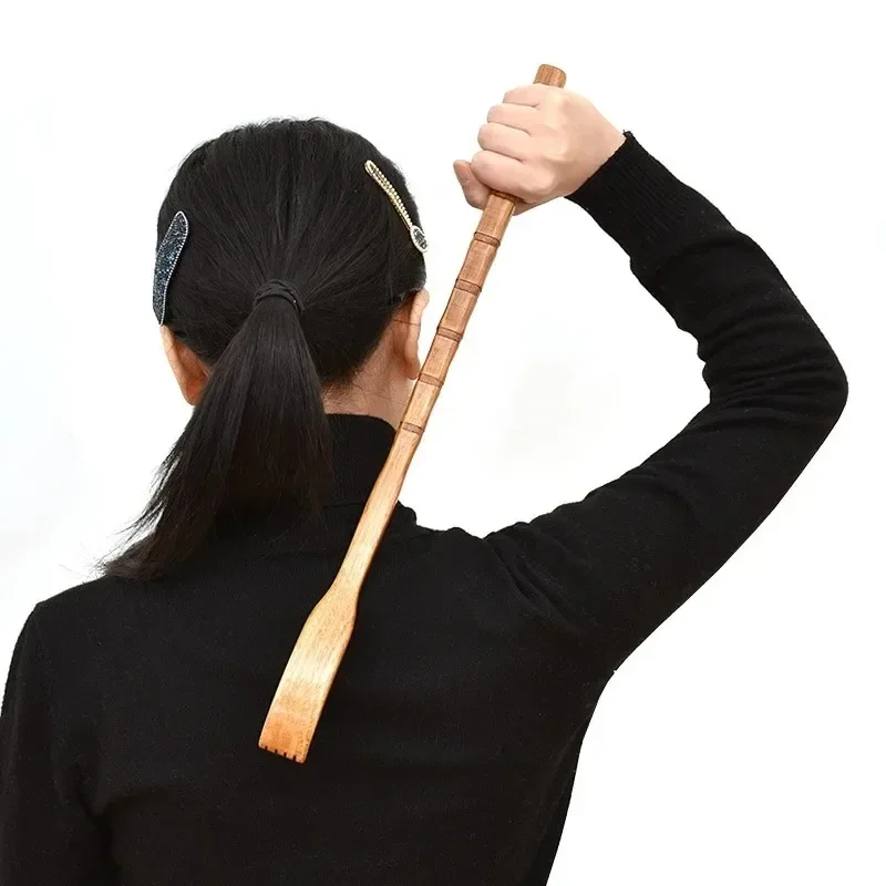 Back Scratchers Long Handle Wooden Back Scratcher Massager Back Scratching Rake Household Wooden Body Massage Tool